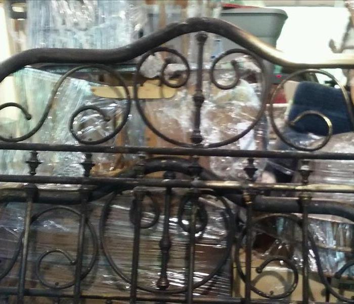 Soot Covered Brass Bed Frame